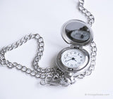 Bolsillo floral vintage reloj | Colgante de bolsillo reloj para ella