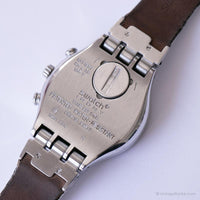 2008 Swatch YCS510 STEEL & CHARM Watch | Vintage Swatch Irony Chrono