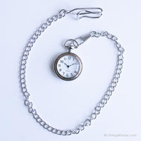 Vintage Tiny Pocket Watch | Two-tone Pocket Watch for Him or Her