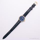 Orologio indiglo della carrozza blu vintage per donne | Timex Orologio al quarzo
