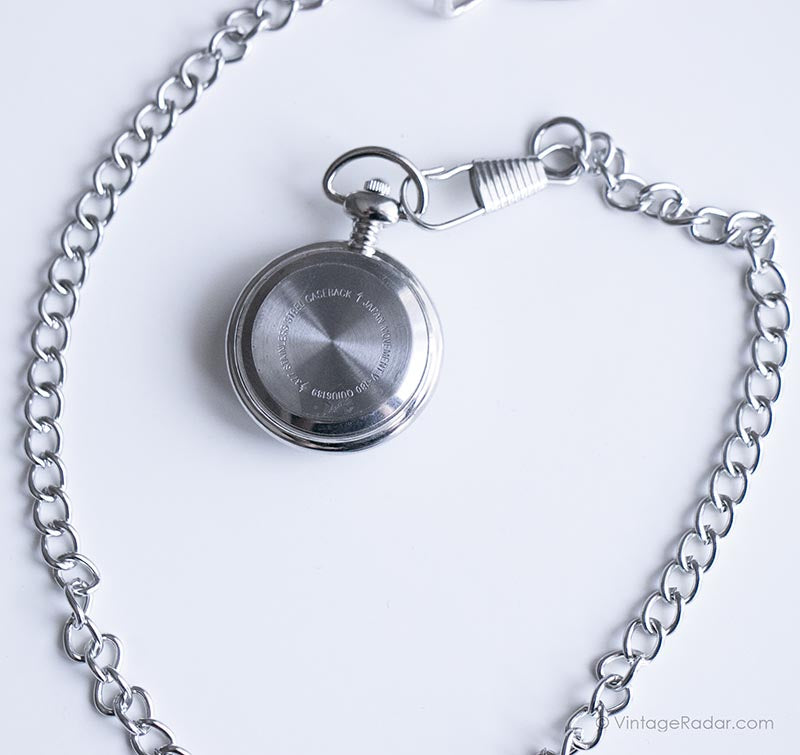 Vintage Tiny Pocket Watch | Two-tone Pocket Watch for Him or Her ...