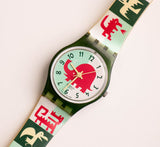 Swatch Lady LG115 Pictos montre | Dinosaure 1996 Swatch Lady montre