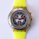 1996 Swatch SBN106 El Leon Watch | Vintage colorato Chronograph Orologio