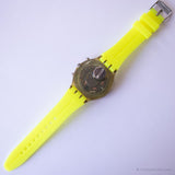 1996 Swatch Sbn106 el leon reloj | Colorido vintage Chronograph reloj