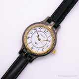 Two-Tone Vintage Carriage Watch for Ladies | Retro Timex Watch