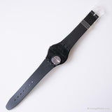 Vintage 1990 Swatch GX119 Blue Tone Watch | Nero e blu Swatch Gentiluomo