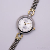 Transporte de dos tonos vintage por Timex reloj para mujeres | Muñeca pequeña
