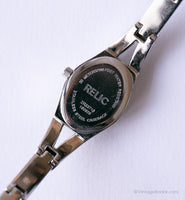 Minuscule Relic par Fossil Occasion montre avec des pierres précieuses | Robe vintage montre