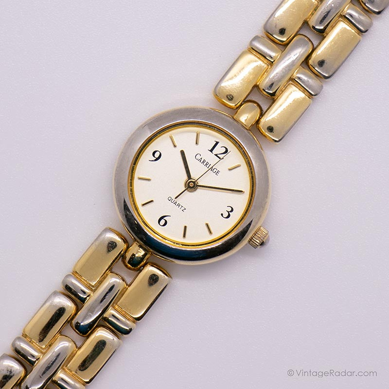 Vintage Carriage by Timex Women\'s Silvertone w/ Gold Trim Quartz Dress Watch Timex | Accessories | Vintage Carriage By Timex Womens  main image 3