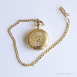 Orologio tascabile di lusso vintage | Elegante orologio da tasca con tono d'oro