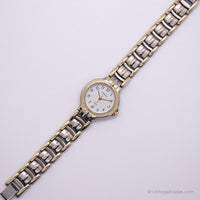 Zweifarbiger Klassenwagen-Vintage Uhr | Timex Damen Uhren