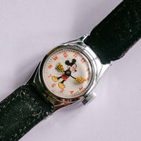 1940s Ingersoll US Time Corp. Mickey Mouse Mechanical Watch - Vintage Radar