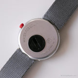 Vintage 2004 rojo y gris Flik Flak por Swatch | Motocicleta reloj