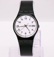 1999 swatch GB740 Orcherster montre | Millésime minimaliste à la date de jour swatch
