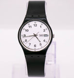 1999 swatch GB740 Orchester reloj | Vintage de fecha de día minimalista swatch