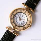 Vintage Gold-Ton Fossil Uhr für Frauen mit römischen Ziffern