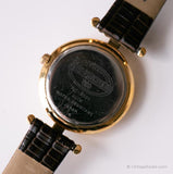 Tono de oro vintage Fossil reloj para mujeres con números romanos