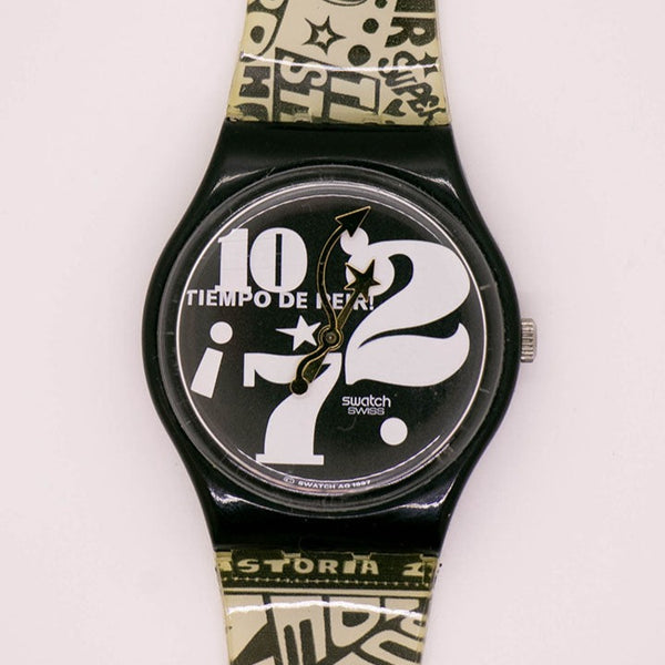 1998 swatch GB185 Tiempo de Reir Uhr | swatch Gent Originals Vintage