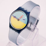 1996 swatch GS105 Lucky Shadow Watch | Vintage degli anni '90 rari swatch Gentiluomo