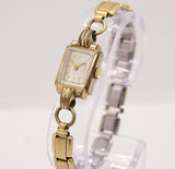 Damen Art Deco Gold Uhr | Antikkleid aus den 1950er Jahren Uhr für Frauen