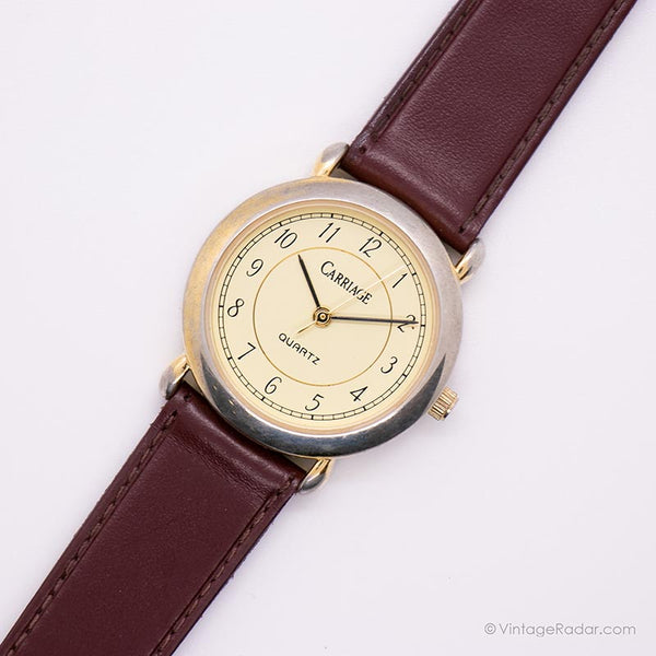 Chariot vintage à l'ancienne montre | Vintage classique Timex Montres