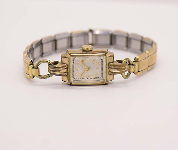 Ladies Art Deco Gold Watch | 1950s Antique Dress Watch for Women ...