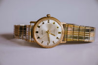 Aldo de tonos de oro vintage reloj | Mecánico 17 rubis impermeable reloj