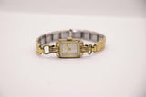 Ladies Art Deco Gold Watch | 1950s Antique Dress Watch for Women