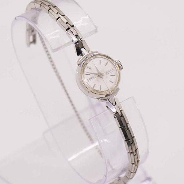 Reina de la década de 1960 Seiko Diashock 23 joyas reloj para mujeres ultra raras