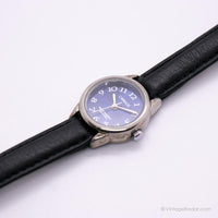 Blauer Zifferblattwagen von Timex Damen Uhr | Blaues Zifferblatt der Frauen Uhren