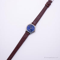 Orologio in quarzo a carrello elegante vintage con quadrante blu | Timex Quarzo