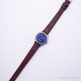 Cuarzo de carro elegante vintage reloj con dial azul | Timex Cuarzo