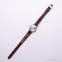 Quartz de transport élégant vintage montre avec cadran bleu | Timex Quartz
