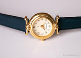 Pequeño tono de oro Fossil reloj para ella | Diseñador de tonos de oro vintage reloj