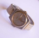 Silver-tone Seiko Vintage Watch for Men | 8123-6009 Seiko Watch