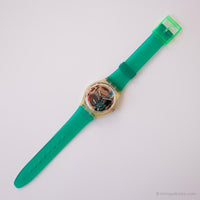 1995 Swatch Direction SKK102 montre | Squelette coloré vintage Swatch