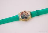 1995 Swatch SKK102 DIRECTION Watch | Vintage Colorful Skeleton Swatch
