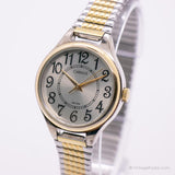 Chariot bicolore par Timex Ancien montre | Montres féminines vintage