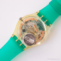 1995 Swatch Dirección skk102 reloj | Esqueleto colorido vintage Swatch