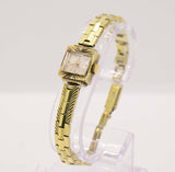 Vintage Monval 17 Juwelen Schweizer Gold gemachtes Gold gemacht Uhr für Frauen