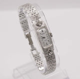 Diamante de oro blanco Seiko 23 joyas reloj para mujeres daini seikosha