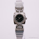 Vintage Black-Dial Carriage Quartz Damen Uhr | Jahrgang Timex Uhr