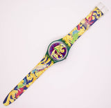 1994 Swatch GN119 PERROQUET Watch | Colorful Baroque Style Swatch Watch