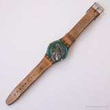 Vintage 1993 Swatch Maestro de gn130 reloj | Números romanos Verdes Swatch