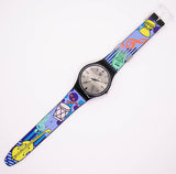 Vintage 1991 swatch Gent GB136 Fortnum reloj | Gran condición de trabajo