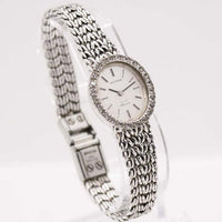 Waltham Maxim 0,925 Sterling Silber Art Deco Uhr Schmuck für Frauen