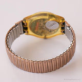 1990 Swatch GK127 Copper Dusk S reloj | Marrón vintage Swatch Caballero