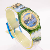 1994 Swatch GM124 Sole MIO montre | Vintage Venise inspiré Swatch montre
