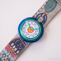 1991 Swatch PWG100 Perles de Folie Watch | نادر خمر Swatch البوب