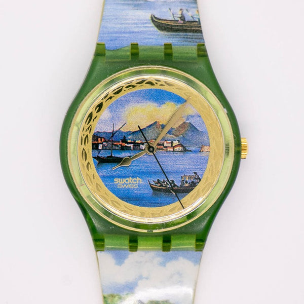 1994 Swatch GM124 Sole Mio reloj | Vintage Venecia inspirada Swatch reloj